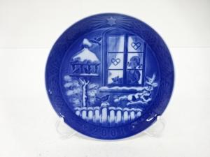 ROYAL COPENHAGEN　ロイヤルコペンハーゲン　Watching the Birds　イヤープレート(2001年)